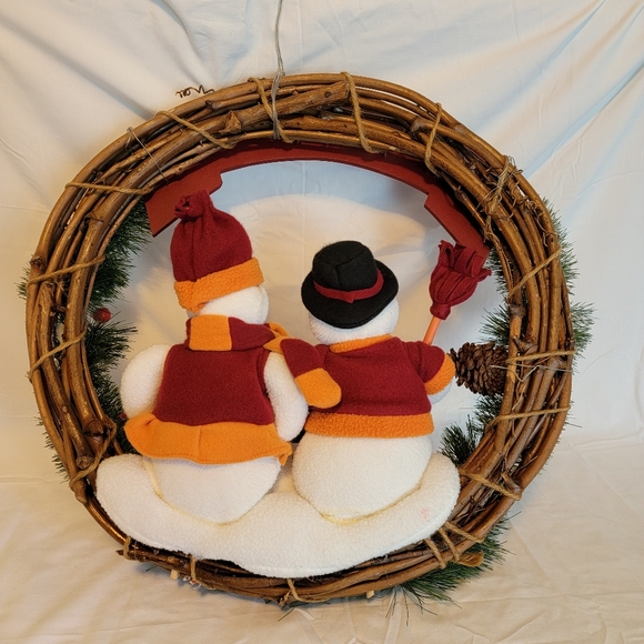Virgina Tech Holiday Wreath Christmas College Football - Picture 7 of 11